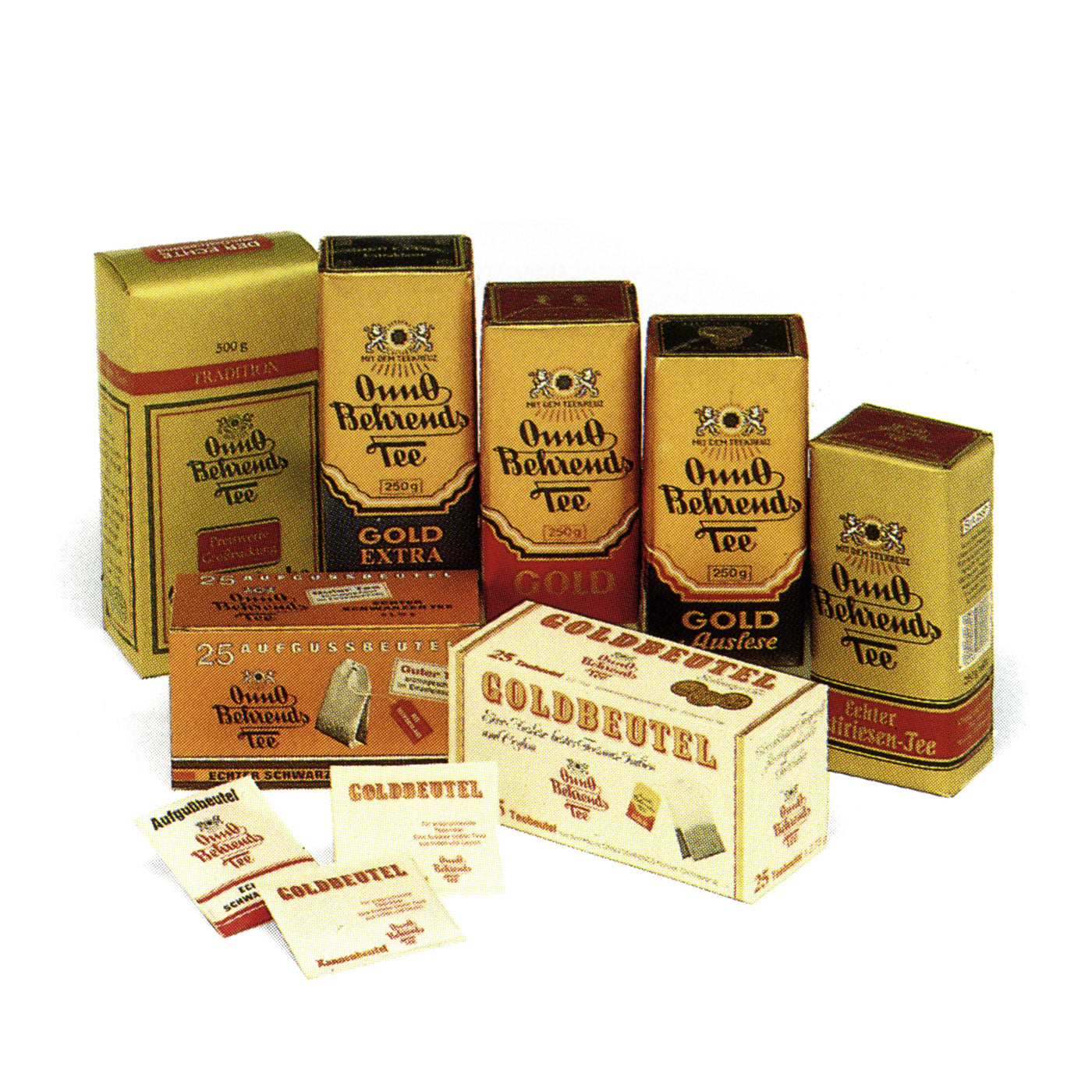 Foto von alten Onno Behrends Tee Verpackungen